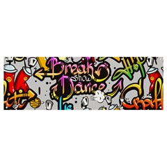 Hip Hop Background Banner And Sign 12  X 4  by Pakemis