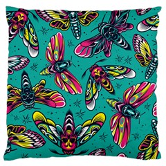 Vintage Colorful Insects Seamless Pattern Standard Flano Cushion Case (two Sides) by Pakemis