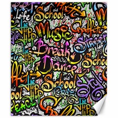 Graffiti Word Seamless Pattern Canvas 20  X 24  by Pakemis