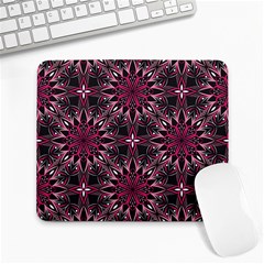 Seamless-pattern-with-flowers-oriental-style-mandala Large Mousepad by Pakemis