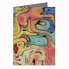 Abstract Art Greeting Cards (pkg Of 8) by gasi