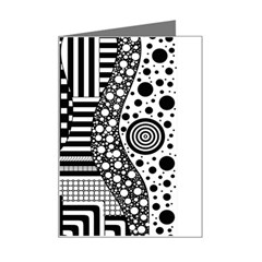 Black And White Mini Greeting Card by gasi