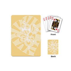 Amber Zendoodle Playing Cards Single Design (mini) by Mazipoodles