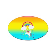 Unicorn Einhorn Licorne Sticker Oval (100 Pack) by gasi