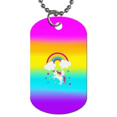 Unicorn Einhorn Licorne Dog Tag (one Side) by gasi