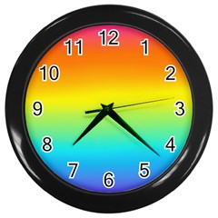 Unicorn Einhorn Licorne 2 Wall Clock (black) by gasi