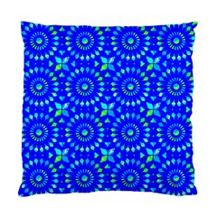 Kaleidoscope Royal Blue Standard Cushion Case (one Side) by Mazipoodles