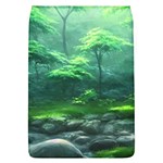 River Forest Woods Nature Rocks Japan Fantasy Removable Flap Cover (L) Front