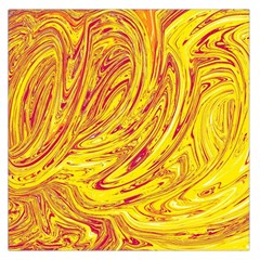 Red Yellow Abstract Wallpapers Abstracts Liquids Square Satin Scarf (36  X 36 ) by Uceng