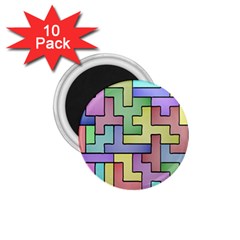 Colorful Stylish Design 1 75  Magnets (10 Pack)  by gasi