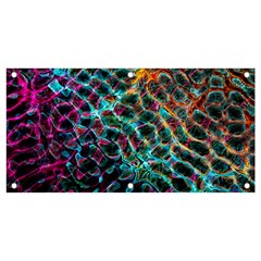 Fractal Abstract Waves Background Wallpaper Banner And Sign 4  X 2  by Pakemis