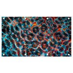 Fractal Black Texture Wallpaper Art Design Art Banner and Sign 7  x 4  Front