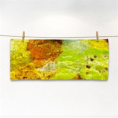 Lake Dallol In Danakil Depression Ethiopia Hand Towel by danenraven