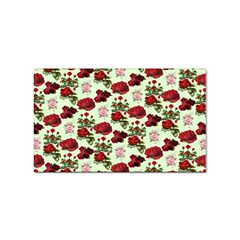 Flowers Pattern Sticker (rectangular) by Sparkle