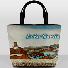 Malcesine Castle On Lake Garda Bucket Bag by ConteMonfrey