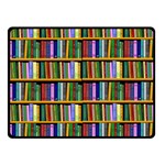 Books On A Shelf One Side Fleece Blanket (Small) 50 x40  Blanket Front