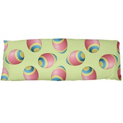 Colorful Easter Eggs Pattern Green Body Pillow Case (dakimakura) by TetiBright