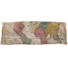 Mapa Mundi 1775 Body Pillow Case (dakimakura) by ConteMonfrey