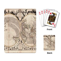 Mapa Mundi - 1774 Playing Cards Single Design (rectangle) by ConteMonfrey