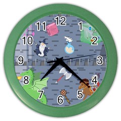 Dnd Color Wall Clock by NerdySparkleGoth