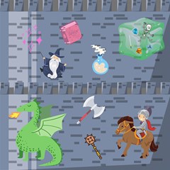 Dnd Play Mat (rectangle) by NerdySparkleGoth