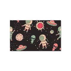 Space Pattern Cartoon Sticker (rectangular) by Jancukart