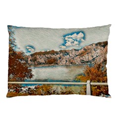 Side Way To Lake Garda, Italy  Pillow Case (two Sides) by ConteMonfrey