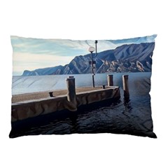 Pier On The End Of A Day Pillow Case (two Sides) by ConteMonfrey