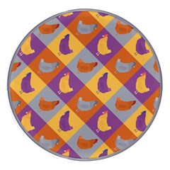 Chickens Pixel Pattern - Version 1b Wireless Charger by wagnerps