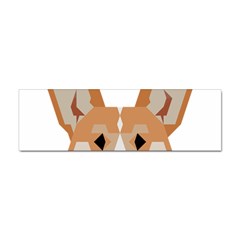 Cardigan Corgi Face Sticker (bumper) by wagnerps