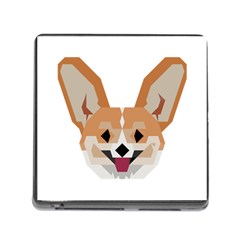 Cardigan Corgi Face Memory Card Reader (square 5 Slot) by wagnerps