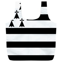 Brittany Flag Full Print Recycle Bag (xxl) by tony4urban