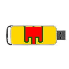 Auvergne Flag Portable Usb Flash (two Sides) by tony4urban