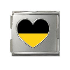 Baden Wurttemberg Flag Mega Link Heart Italian Charm (18mm) by tony4urban