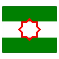 Andalusia Flag Premium Plush Fleece Blanket (small) by tony4urban