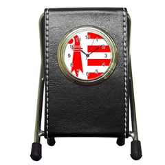 Canton Jura Pen Holder Desk Clock by tony4urban