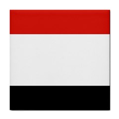 Kujawsko-pomorskie Flag Tile Coaster by tony4urban