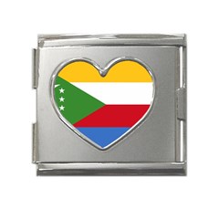 Comoros Mega Link Heart Italian Charm (18mm) by tony4urban