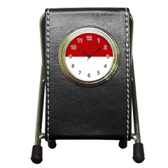 Monaco Pen Holder Desk Clock by tony4urban