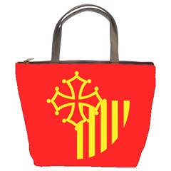 Languedoc Roussillon Flag Bucket Bag by tony4urban