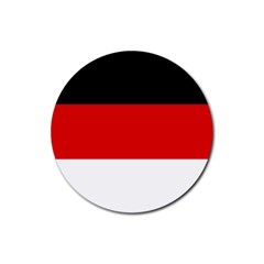 Berlin Old Flag Rubber Coaster (round) by tony4urban