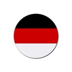 Berlin Old Flag Rubber Coaster (Round) Front