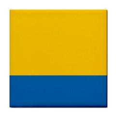 Opolskie Flag Tile Coaster by tony4urban