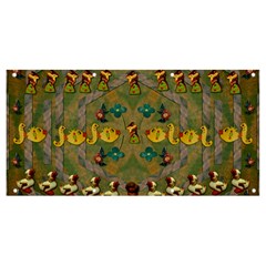 Fishes Admires All Freedom In The World And Feelings Of Security Banner And Sign 8  X 4  by pepitasart