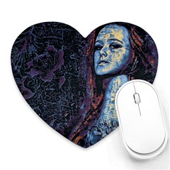 Pavement Lover Heart Mousepad by MRNStudios