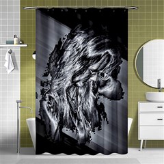 Iron Slide Shower Curtain 48  X 72  (small)  by MRNStudios