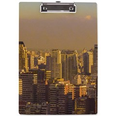 Buenos Aires City Aerial View002 A4 Acrylic Clipboard by dflcprintsclothing