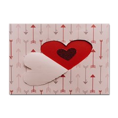 Valentine Day Heart Love Logo Sticker A4 (100 Pack) by artworkshop