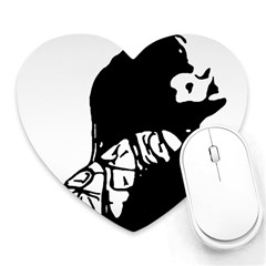 Mrn Heart Mousepad by MRNStudios