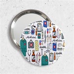 Medical Biology Detail Medicine Psychedelic Science Abstract Abstraction Chemistry Genetics Art Patt 2.25  Handbag Mirrors Front